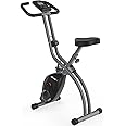 ATIVAFIT x-Bike Pieghevole Cyclette da Allenamento Bici da Fitness Pieghevole con Computer di Allenamento e Sensori delle Pul
