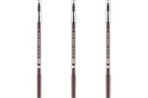 ‎CATRICE Catrice Eye Brow Stylist 020 date with ash-ton, brauner Augenbrauenstift, mit Augenbrauenbürstchen, vegan, 3er-Pack, 3 x 1,4 g