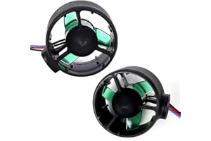 AIDNTBEO Propulsor subacuático para modificación, barcos de equipo de pesca, barcos de red de tracción, botes salvavidas, robots submarinos, 1 par