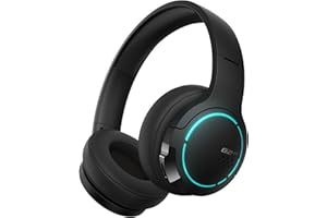 Edifier Hecate G2BT zestaw słuchawkowy do gier, bezprzewodowe słuchawki Bluetooth 5.2 ze sterownikiem 40 mm, lekkie słuchawki nauszne z redukcją szumów i miękkimi nausznikami