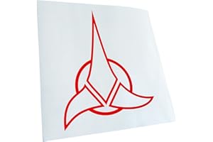 Kiwistar Klingons 10 x 12.5 cm in 15 Colours Neon + Chrome Sticker