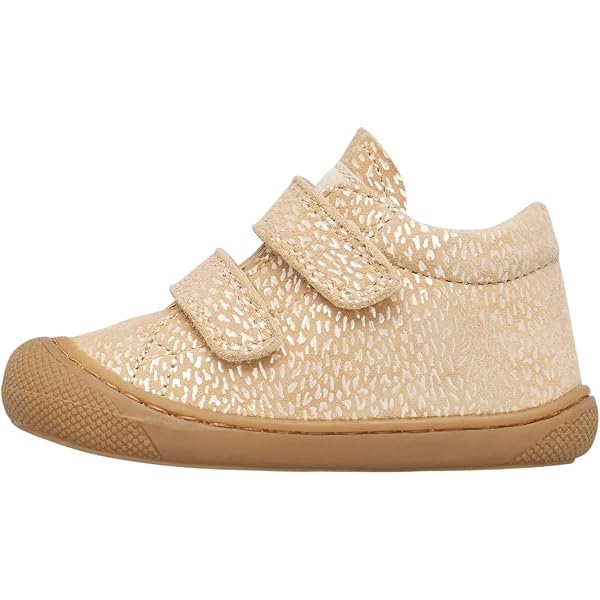 Naturino Cocoon VL Scarpine Primi Passi In Pelle: Bianco-rosa, Taglia 20, Suola Gomma E Velcro