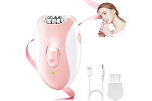 aichilra Depiladora recargable para mujer, depiladora de cabello Rmoval, ajuste de 2 velocidades, deslizamiento suave, dispositivo de depilación para mujeres, cara, piernas, zona de bikini, brazos,