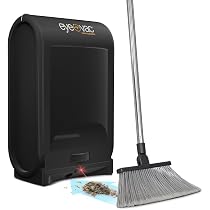EYE-VAC Pattumiera Elettronica Professionale – Aspirapolvere Automatico, 1400W, Filtro HEPA, 6,2L, Nero