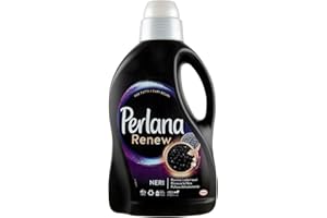 Perlana Renew Lana Nero, Detersivo Lavatrice per capi neri e scuri, rinnova e protegge l'intensità del colore, confezione singola da 24 lavaggi