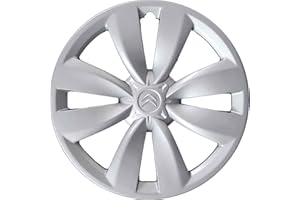 AFTERMARKET Lot de 4 enjoliveurs de roue 15 pour Citroën C3 à partir de 2009