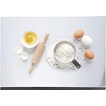 Snijplanken, werkblad, roestvrij staal, snijplank, keukenwerkblad, pastabort, pastaplank, pizzaplank voor het kneden voor keuken, groenten, bar, restaurants, 50 x 70 cm