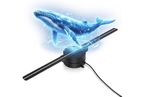 3D Hologram Fan, 16.5 Inch 2000x224 WiFi 3D Projector with 224 Led Light Beads, Holographic Led Ceiling Window, for Advertisi