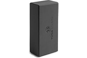 Yoga Studio Yoga Block High Density EVA Foam Gym Exercise Brick - Anti Slip, Bevelled Edges, Lightweight and Travel Friendly, Pilates Practice