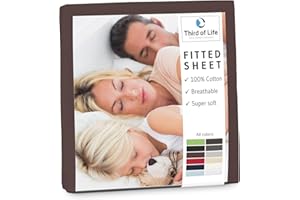 Spannbettlaken 180x200 cm aus 100% natürlicher Baumwolle I Das atmungsaktive & fusselfreie Bettlaken ALBA ist elastisch & weich I Designed in Germany I Langlebiger Jersey-Bettbezug I 180x200cm