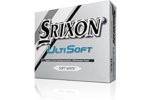 Srixon Ultisoft Golf Balls, One Dozen, Soft White (2018 Version)