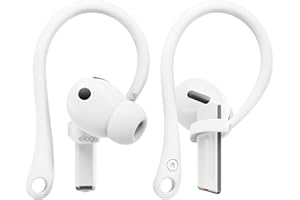 elago Ganchos para los oídos compatibles con Samsung Galaxy Buds 3 &Galaxy Buds 3 Pro Accesorios para Auriculares, Antideslizante, Diseño ergonómico, Ajuste cómodo (Blanco)