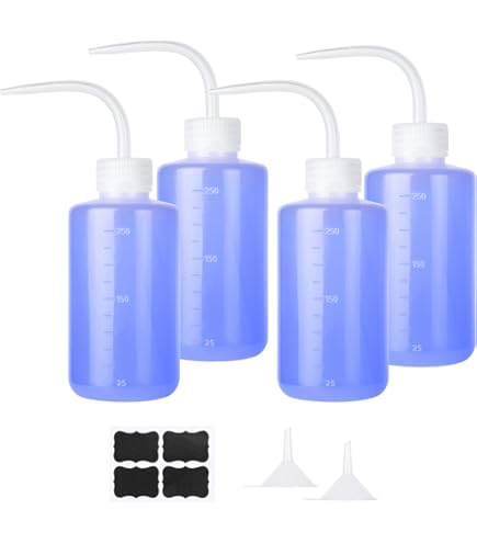 3pcs Plastic Safety Squeeze Bottle 250 ML Wash Bottle Watering Tool - View #4