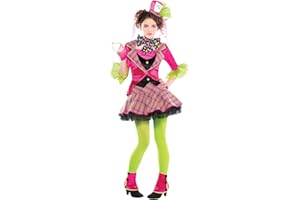 AMSCAN Teens Mad Hatter Girl Fancy Dress Fairytale Book Day Costume