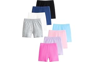 Domee Shorts Cycliste Legging Court sous Robe Fille Lot de 8