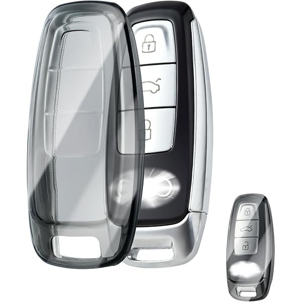 ontto Custodia Intelligente per Chiavi dell'auto, Adatta per Audi A3 Sportback S Line Allroad A6L S6 SQ8 SQ7 A7 A8 A8L E-Tron Q8 C8 TPU Custodia
