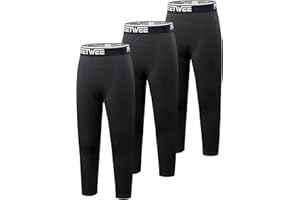 MeetHoo 1/2/3er Pack Thermounterwäsche Kinder Fussball–Lange Unterhosen Kinder & Oberteil, Komfortabel und atmungsaktiv, Ideal für Winteraktivitäten und Outdoor-Spiele