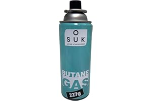 SOUK ONE Lot de 28 cartouches de gaz de 227 g - Type MSF-1a à baïonnette - Pour réchaud de camping, chauffage au gaz, gaz butane de camping