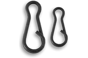 Bank Tackle Quick Change Multi Clips 9mm and 12mm Available. Rig Links Carp Fishing Tackle. Black