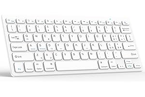 KBCASE Tastiera Bluetooth Samsung/iPad, Tastiera Wireless per Tablet Compatibili con Windows/Android/iOS/iPad Pro/iPad Air/iPad Mini, iPhone e Altri Dispositivi Bluetooth