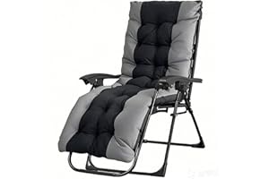 OVLRIJP Leżak składany z nakładką, składany leżak ogrodowy, odporny na warunki atmosferyczne, leżak relaksacyjny do użytku na zewnątrz ze zdejmowanym zagłówkiem, obciążenie 150 kg, składany leżak do