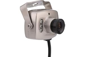 Mini CCTV Cmos övervakningskamera med 6 LED-kabel, ljud/videoövervakningskamera, digital videokamera på natten, för bostadssa