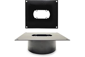 Butler Technik Stainless Steel Diesel Heater Turret Mount Plate for RV Motorhome Camper Eberspacher Espar Webasto Auxiliary Heating Furnace Extra Deep Mount PRO (60mm)