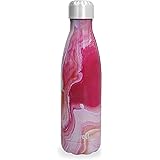 S'well Borraccia originale in agata di rosa, 500 ml, per bevande isolate sotto vuoto mantiene le bevande fredde e calde, in a