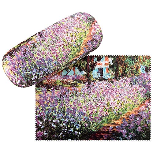 Preisvergleich Produktbild VON LILIENFELD Brillenetui Hardcase Box Kunst Motiv Claude Monet: Garten