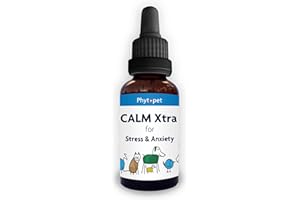 Phytopet Calm Xtra, Pet Cat Dog Anxiety Stress Relief, 100ml,Brown