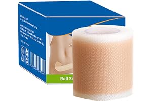 Silicone Scar Sheets, Silicone Tape For Scars - 1.57x19 Inches Strips For Scar Removal - Silicone Gel Sheets For For C-Section, Keloid, Burn, Surgical Scar Away Silicone Scar Tape