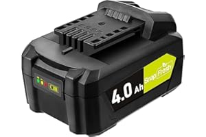 SnapFresh 20 V 4.0Ah Batteria solo con gli utensili elettrici da 20 V di SnapFresh, batteria lunga, batteria agli senza carica rapida (JOB-YFT51-20B)