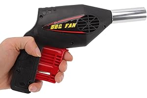 Beufee Ventilatore d'aria, soffiatore di fuoco Soffietto per camino Ventilatore portatile per barbecue Ventilatore da cucina Strumento portatile a soffietto per cuoco da campeggio