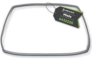 DEKAROX Junta para puerta (480 x 360 mm, 4 ganchos, compatible con Miele Imperial Quelle 6432220)