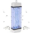 Yakiter Indoor Plug-in Mosquito Killer, Flying Insect Trap, Fly Taper with Night Light UV, Mosquito Killer with Adjustable Brightness Night Light for Bugs, Gnats, Moths (A)