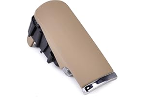 ihreesy Empuñadura Guantera Tapa Empuñadura,8E1857131 Manija Caja de Guantes Manija Izquierda Tirador Caja de Guantes Compatible con A4 B6 B7 2002-2008,Sin Agujeros De Color Crema
