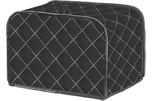 QIUPFGUT Brotmaschinen-Abdeckung, Toaster Staubabdeckung, Staubschutz für Kleingeräte, Luftfritteusen-Abdeckung, Edelstahl Toaster Abdeckung, Staubschutz, Staubschutz für Reiskocher