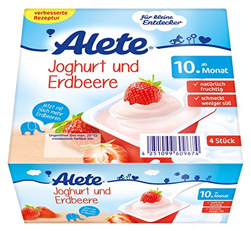Preisvergleich Produktbild Alete Joghurt und Erdbeere, 6er Pack (6 x 400 g)
