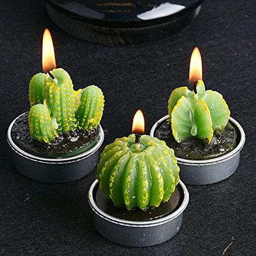 Lot-de-6-Cactus-Bougies-en-Paraffine-et-3-Formes-avec-Support-de-Bougie-Bougies-Chauffe-Plat-pour-Nol-Fte-Mariage-ou-Deco-Maison2pcs-par-Chaque-Forme