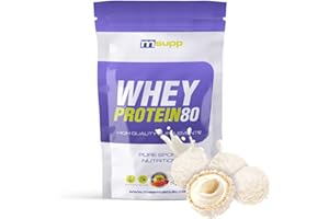 MM SUPPLEMENTS - Whey Protein80-500 g - Coco Rocher - Suplemento Deportivo Puro de Calidad - Proteína Whey - Con Lacprodan de Arla y Suero de Leche - Ayuda a Aumentar la Masa Muscular