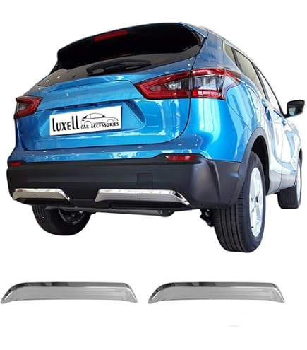 Paraurti Anteriore Cromato Per Nissan Qashqai J11 (2017) - Acciaio Inox A304, Nastro 3M, Protezione E Decorazione