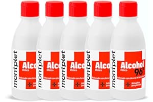 MEDINET CLINIC SL Montplet Alcohol etílico, 96 grados, 250 ml. (5 unidades)