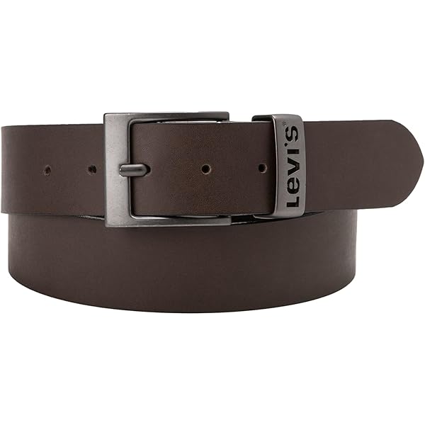 Levi's heren Riem Zijn metaal, bruin (Dark Brown) , 90 Levi's heren Riem Zijn metaal, bruin (Dark Brown) , 90