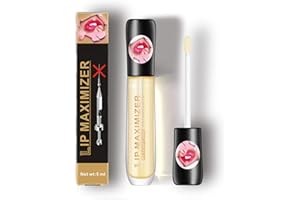 GL-Turelifes Lip Gloss Plumper Maximizer Balsamo Volume Estremo, salute Labbra idratate, Elimina la secchezza Rughe Migliora la lucentezza paffuta