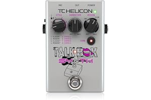 TC Helicon TALKBOX SYNTH Studio-Quality Stompbox for Guitar Talkbox Effects and Vocal Tone Polishing, Compatible with PC and Mac