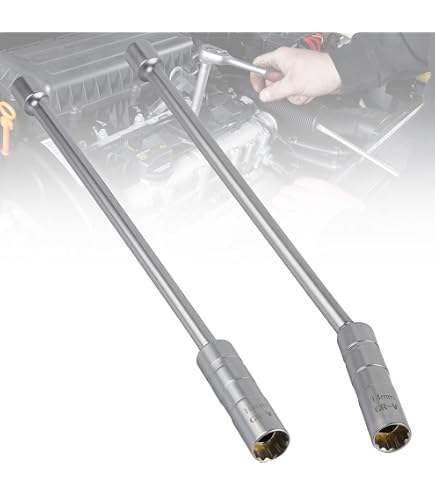 2 Clés à Bougie Magnétiques 14mm Et 16mm - Douille Bougie Universelle Pour Démontage Facile