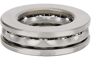 Pusokei 5pcs roulements à Billes de butée, 20mm x 35mm x 10mm palier de butée à Billes axial à Faible Bruit d'avion de Haute précision pour l'installation d'équipement de Fabrication de Machines