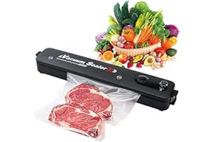 FENYW Machine Sous Vide Alimentaire, Appareil de Mise Sous Vide, Appareil Sous Vide Alimentaire Professionnelle Machine à Sceller Sous Vide con 10 Sacs De Mise Sous Vide pour Aliments Secs et Humides