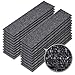 Produktbild Teppichfliesen PINE | selbstliegend ohne Kleben | schadstoffgeprüft, GUT-Siegel | Bitumen Rücken | 100x25 cm | Grau | 20er Set (5qm)