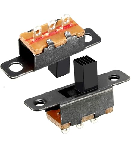sourcing map Mini Schiebeschalter DPDT 6 Pin 2 Pos 250VAC 3A/125VAC 6A | Ein/Ein 6 Stifte 2 Positionen sourcing map Mini Schiebeschalter DPDT 6 Pin 2 Pos 250VAC 3A/125VAC 6A | Ein/Ein 6 Stifte 2 Positionen